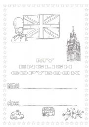 English Worksheet: copybook cover