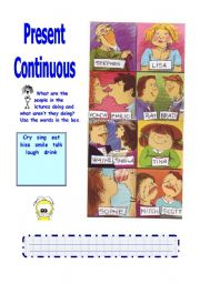 English Worksheet: Present Continuous