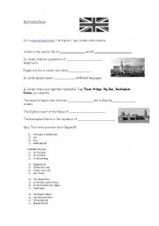 English Worksheet: Multimedia - the UK