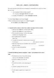 English Worksheet: Have/get something done