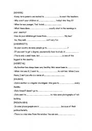 English worksheet: 