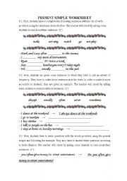 Present Simple Worksheet