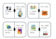 English Worksheet: 1st conditional dominoes set 1