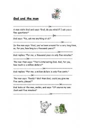 English Worksheet: Jumbled sentences, reading comprehension