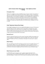 English Worksheet: earth