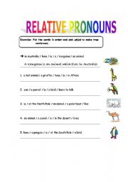 Relative pronouns