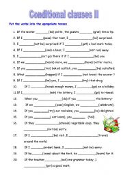 English Worksheet: CC II