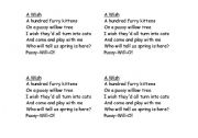 English Worksheet: Spring Poetry