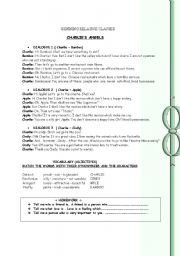 English worksheet: defng relatve clause