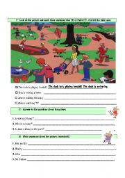 English Worksheet: test 6th-  part 2 of 3