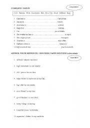 English worksheet: ADJ. comparative and superlative