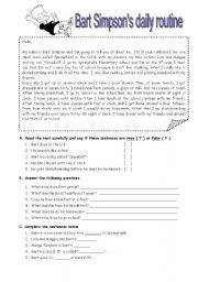 English Worksheet: series of activities