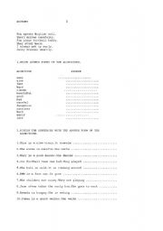 English Worksheet: ADVERBS