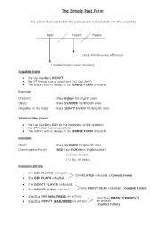 English worksheet: The simple present - LESSON PLAN