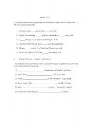 English worksheet: Grammar exercises