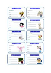 English Worksheet: Awards