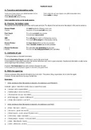 English Worksheet: Passsive Voice