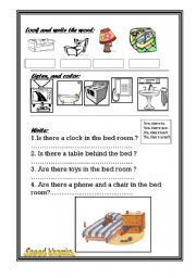 English Worksheet: huose