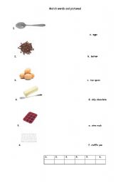 English Worksheet: Muffin recipe