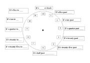 English Worksheet: Clock