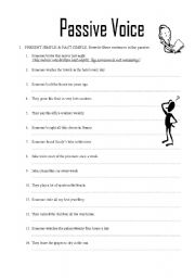 English Worksheet: Passive Voice