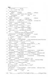 TEST BASICS FOR INTERMEDIATE STUDENTS