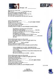 English Worksheet: Drops of Jupiter