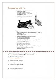 English worksheet: Prepositions of position