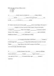 English Worksheet: Differentiating between their, there and theyre