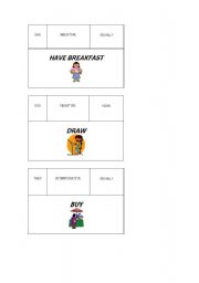 English Worksheet: Present simple or present continuous?
