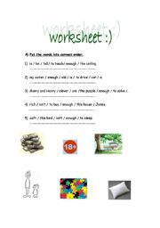 English worksheet: 