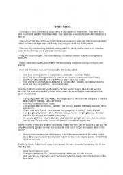 English Worksheet: Bobby Rabbit