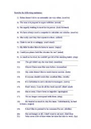 English Worksheet: infinitive and gerund exercises