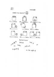 English Worksheet: space prepositions