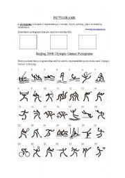 Pictograms and Olympic sports