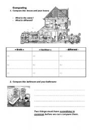 English Worksheet: Comparisons