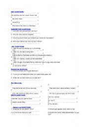 English worksheet: ASK QUESTIONS PART 3