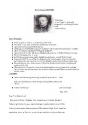 English worksheet: Handout on 