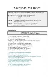 English Worksheet: Passive voice