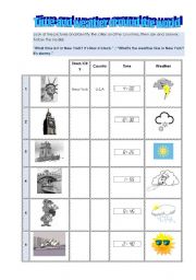 English Worksheet: weather