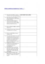 English Worksheet: Practising 
