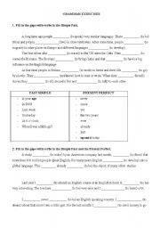 English Worksheet: Languages/ Grammar and Writing activities