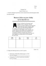 English Worksheet: passive voice