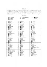 English Worksheet: Game Define it!