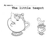 English Worksheet: Teapot dots - song