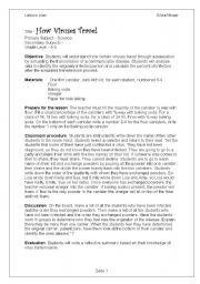 English worksheet: lesson plans