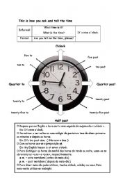 English Worksheet: Time