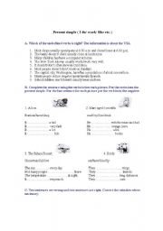 English Worksheet: PRESENT SIMPLE