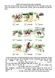 Prepositions and past simple
