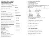 English Worksheet: THE SIMPLE PAST TENSE FOR REGULAR VERBS